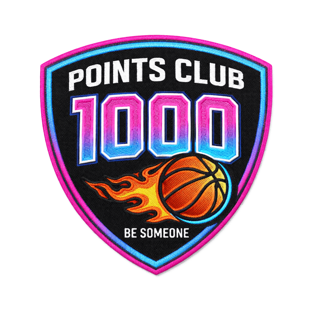 1,000 Points Club patch