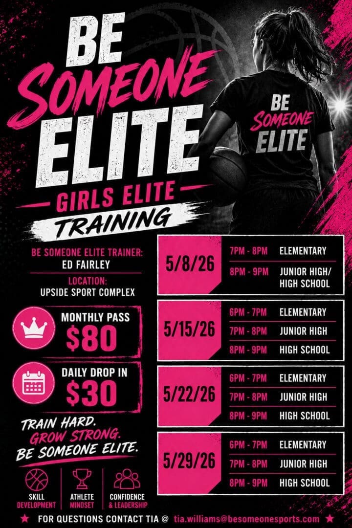 Girls Elite Training flyer
